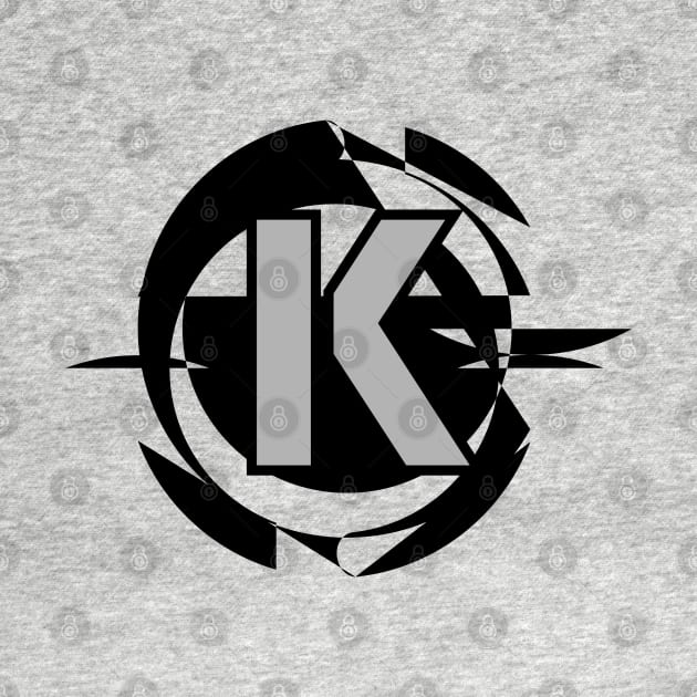 Futuristic Modern Letter K by DepicSpirit